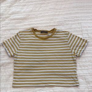 Brandy Melville stripped crop top